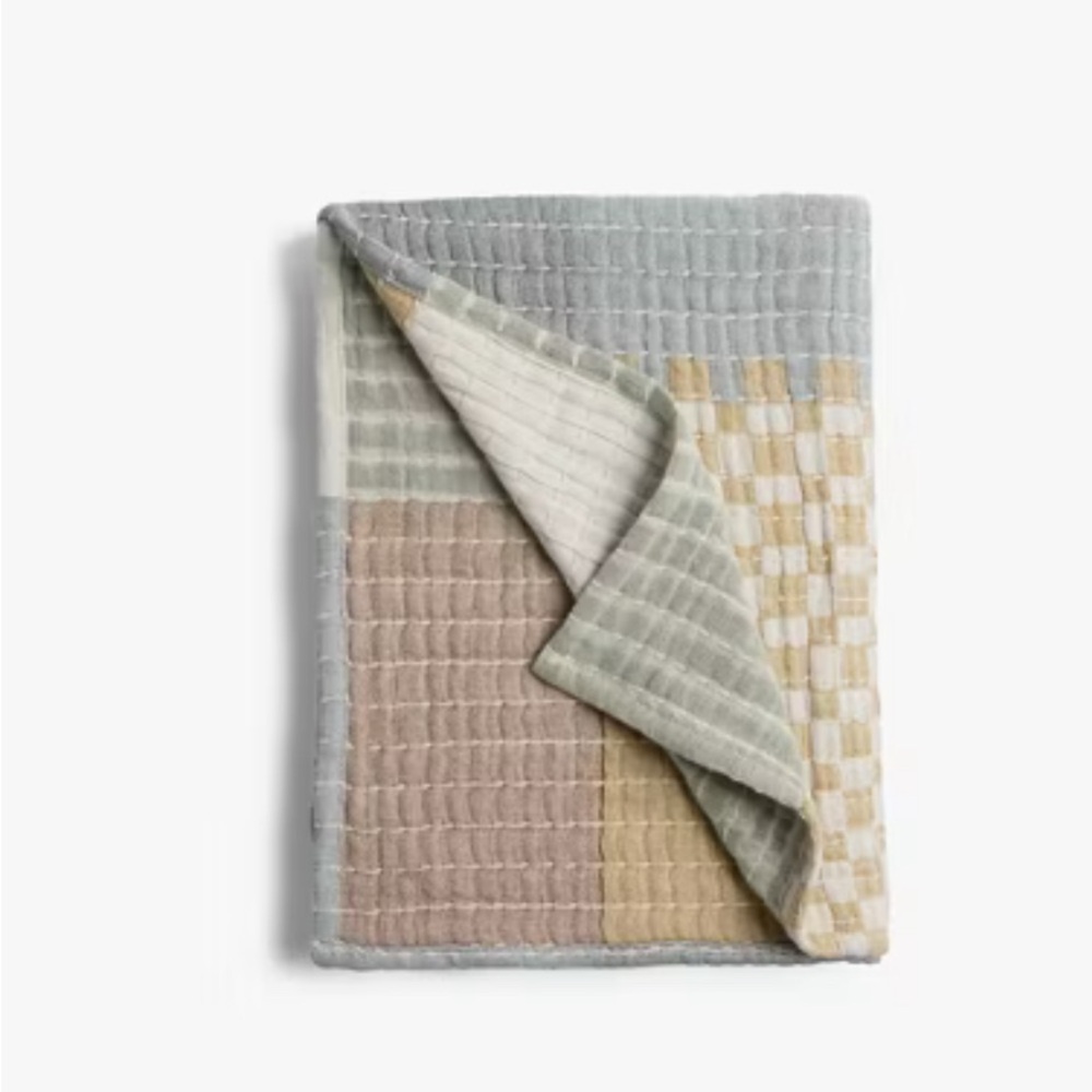 Parachute - Patchwork Throw Multi - Parachute Gray